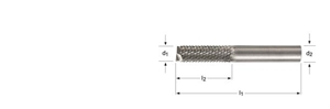 Immagine di P844 / Dormer Fresa verticale diamantata – fresa frontale